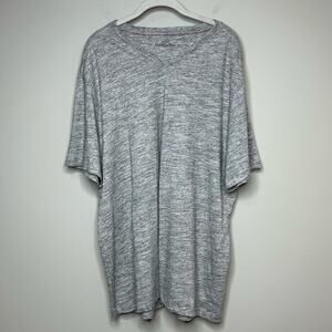Hawker Rye V Neck T-Shirt Size L Heather Gray NWOT